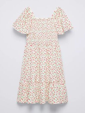 NWT Zara Smocked Ruffle Dress 9